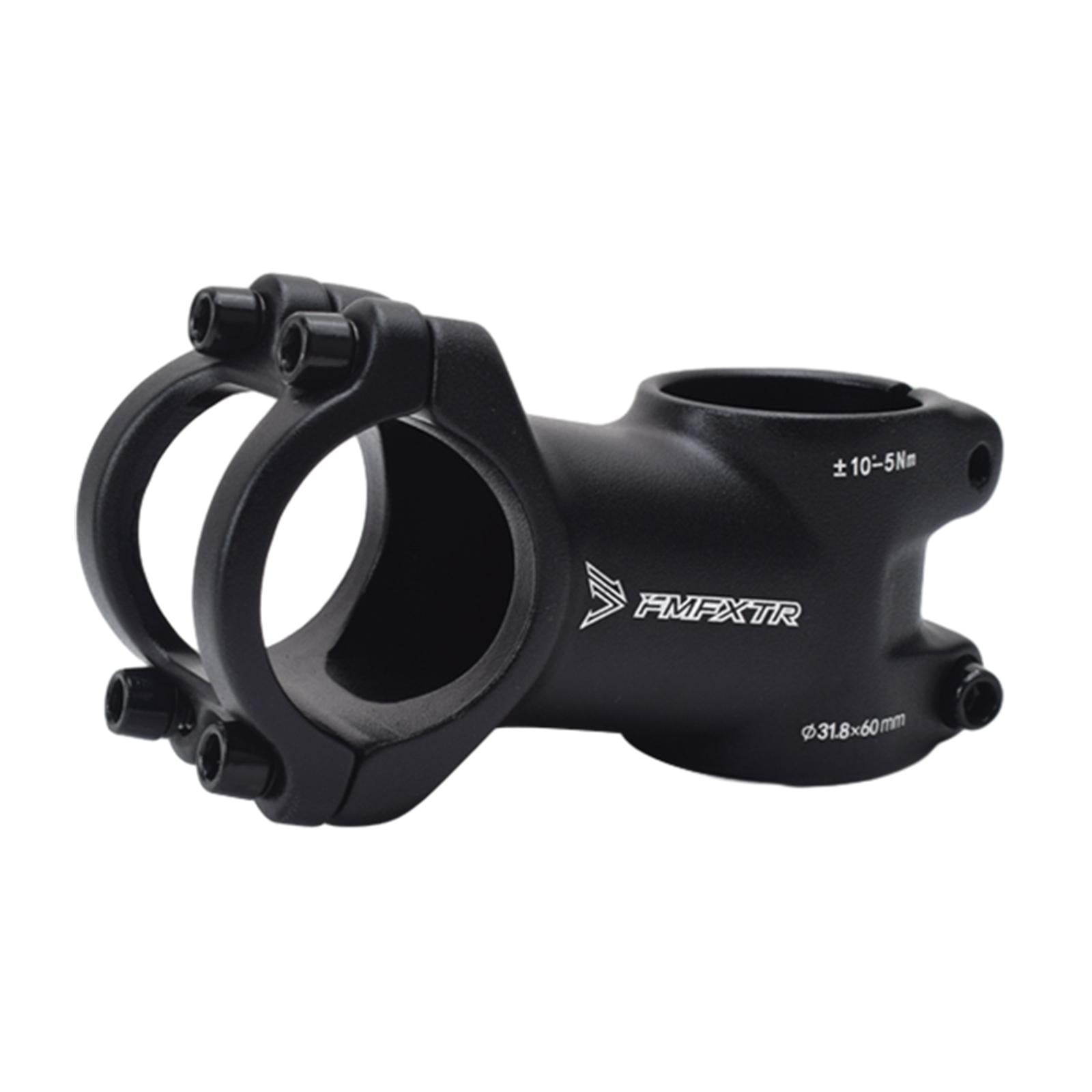 Bike Short Stem Riser Parts Components Rugged Riding Adjustable 31.8mm Handlebar 60mm 10 degree