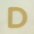 thumbnail image 4 of Package of 1, 18 Inch X 3/4" Thickness MDF Letter D in The Gotham Rounded Font, Thick, Upper Case for Art & Craft Project, Made in USA, 4 of 4