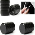 thumbnail image 2 of Dsseng Black Metal Valve Caps  Waterproof and Dustproof  Universal for Cars  Motorcycles  Bicycles, 2 of 5