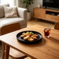 thumbnail image 4 of Round Plastic Serving Platters, Cafeteria Tray Platters, Fast Food Serving Trays, Stackable Decorative Trays for Tea Set Dessert Snack, for Appetizers, Fruit, Party Trays, Catering, Weddings & Events, 4 of 4
