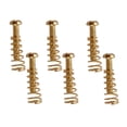 thumbnail image 4 of Juego de 6 Tornillos de Sillín de Puente de Guitarra Eléctrica Sunnimix Dorado 18 x 3 mm, 4 of 7