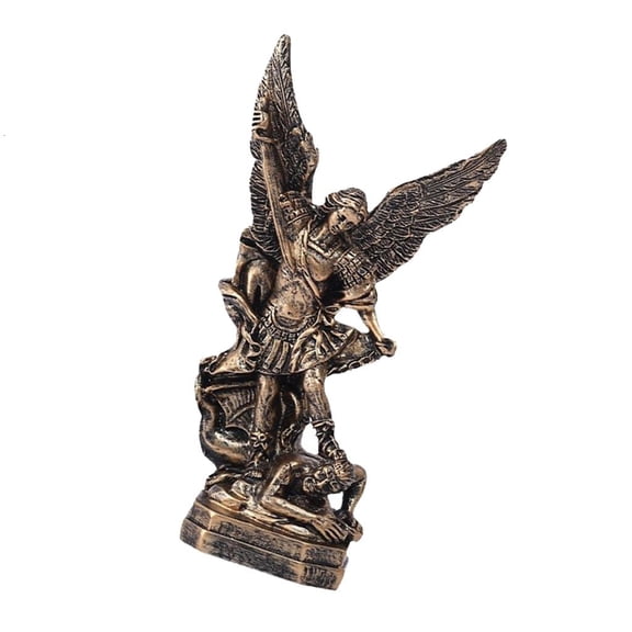 Giaone Archangel Miguel 5.12inch Statue for Home and Office Desk Decoration
