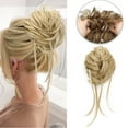 thumbnail image 2 of Nvzi Curly Bun Hair Piece, Fake Bun Hair，dark brown , 35CM*15CM Size, 1 Piece Heat-Resistant Synthetic Fiber Hairpiece, Soft Curly Finish for Effortless Daily & Special Occasion Styling, 2 of 3