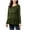 Green, variant on Edvintorg Nursing Shirts for Breastfeeding Fashion Solid Color Print Flounce Long Sleeve Casual Tops Maternity Clothes for Women