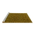 thumbnail image 2 of Ahgly Company Machine Washable Indoor Rectangle Abstract Yellow Modern Area Rugs, 2' x 3', 2 of 4