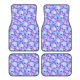 thumbnail image 1 of Fotbe Blue Skull Daisy Juego de 4 Tapetes para Auto con Estampado – Alfombrillas de Goma Reforzada, Diseño Antideslizante, Protección para Todo el Año – Vehículos, Autos, Camionetas y SUVs, 1 of 7