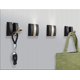 thumbnail image 2 of Ganchos de pared plegables Hideaway – (negro/dorado, 2 unidades) Ganchos de pared resistentes de aluminio espacial – Ganchos retráctiles para colgar abrigos, bufandas, sombreros, bolsos, toallas, llaves, tazas Rojo Verde RV1016-0122958FYD, 2 of 5