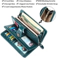 thumbnail image 4 of LAICAIW Women's Wallet Genuine Leather RFID Blocking Large Capacity Trifold Ladies Wallet, 4 of 6