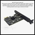 thumbnail image 4 of Tarjeta USB PCI Express, Alta Velocidad de Alta Velocidad 10 GBPS FÁCLE DE INSTALAR TUPO C ENCHIP Y Reproducir la Tarjeta de expansión PCI Express USB 3.2 PC PC DE DESCORTRITORIO, 4 of 7