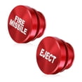 thumbnail image 1 of Methold 2x Car Cigarette Lighter Cover Aluminium Button EJECT Dustproof MISSILE Plugs Plug FIRE Power 12V Source for Vehicles Boats Cars Teléfono y Comunicación Tipo 1, 1 of 3