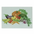 thumbnail image 1 of Harvest Cutting Board, Cartoon Drawing Style Fall Harvest Yield Fresh and Tasty Vegetables Bell Peppers, Decorative Tempered Glass Cutting and Serving Board, Small Size, Multicolor, by Ambesonne, 1 of 1