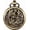 Brown, variant on Antique Mechanical Pocket Watches for Men Lucky Dragon Pocket Watch with Chain Skeleton Dial Roman Numerals Gifts for Fathers Day