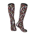 thumbnail image 5 of Lsque Rose Rabbit Printed Crew Socks Men's Women's LightWeight Thin Casual Calf Socks ,Knee High Socks,Cotton Socks, 5 of 9