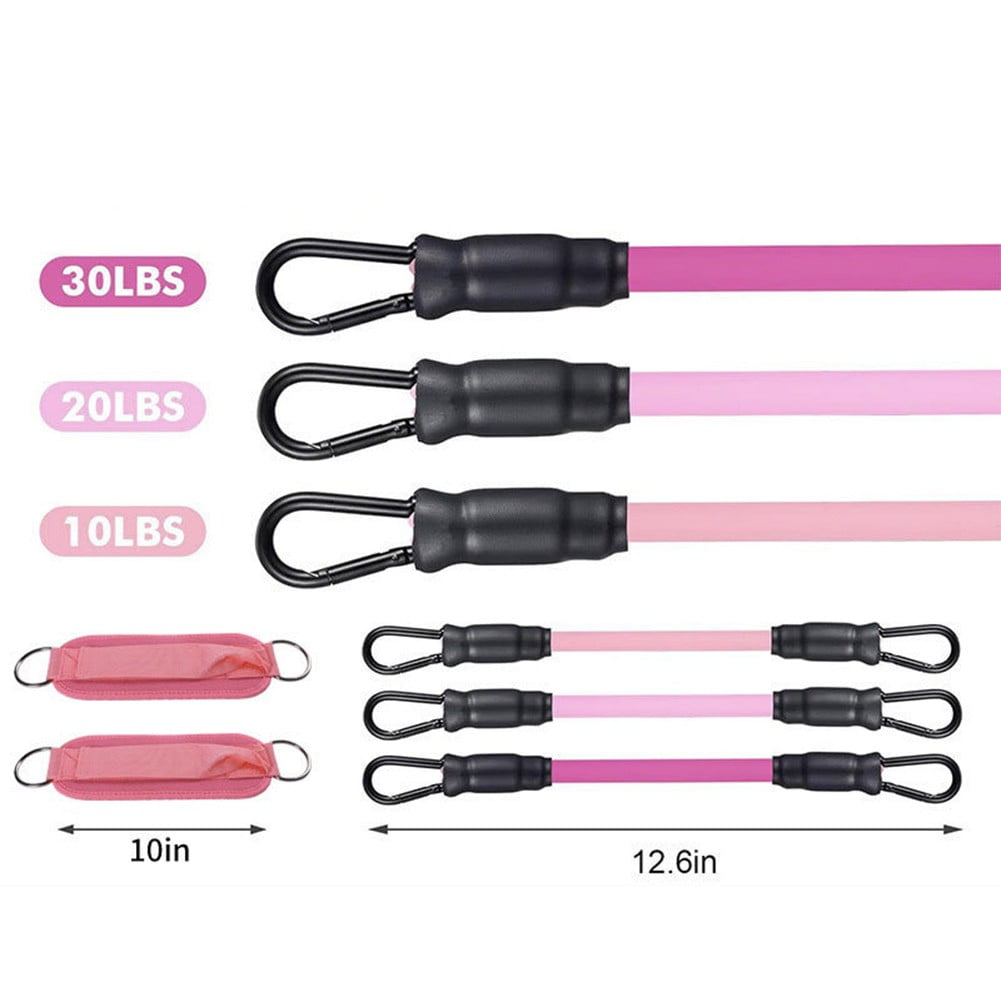 Splihome Cable Ankle Straps D-Ring Ankle for Gym Workouts Glutes Legs Strength Training，Black