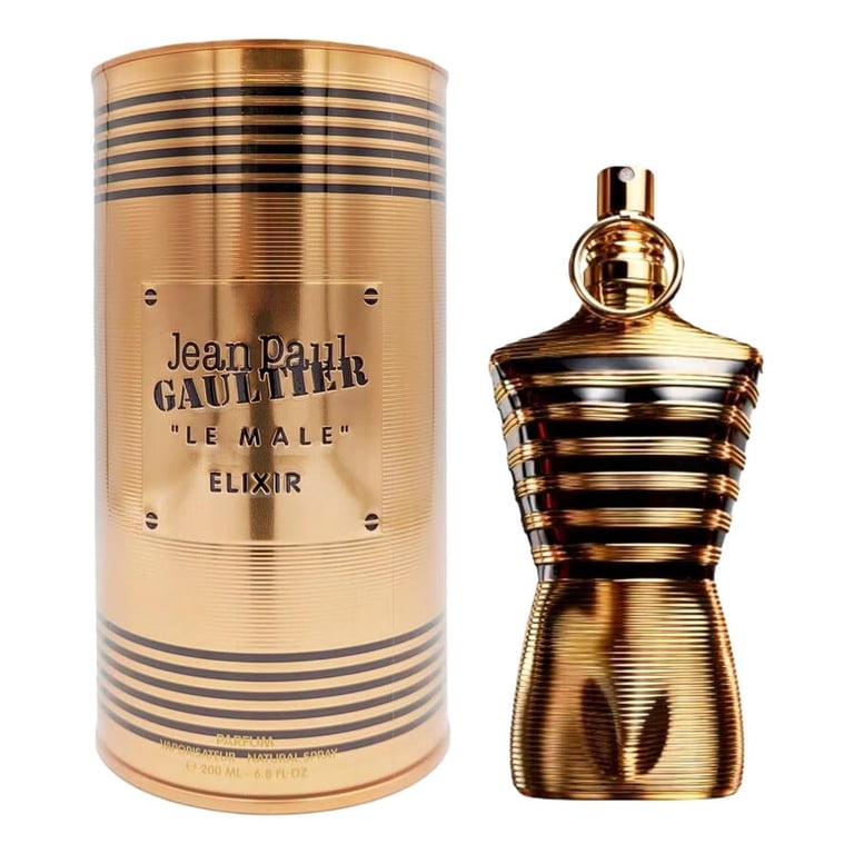 Jean Paul Gaultier Le Male Elixir by JPG, 6.8 oz Parfum Spray for