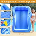 thumbnail image 4 of Tumbona inflable para bronceado Float TURNMEON L-Blue 71x47, 4 of 6