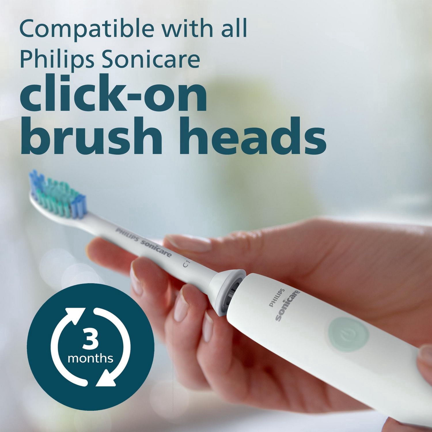 Philips Sonicare 2100 Power Toothbrush, Rechargeable Electric Toothbrush, White Mint HX3661