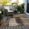 thumbnail image 6 of Addison Rugs Chantille Indoor/Outdoor Transitional Abstract Brown Washable Rectangle Rug, 10' x 14', 6 of 6