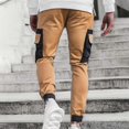 thumbnail image 4 of Men Combat Cargo Pants Multi-pockets Work Slim Fit Joggers Trousers Jogging Tracksuit Bottoms, 4 of 5