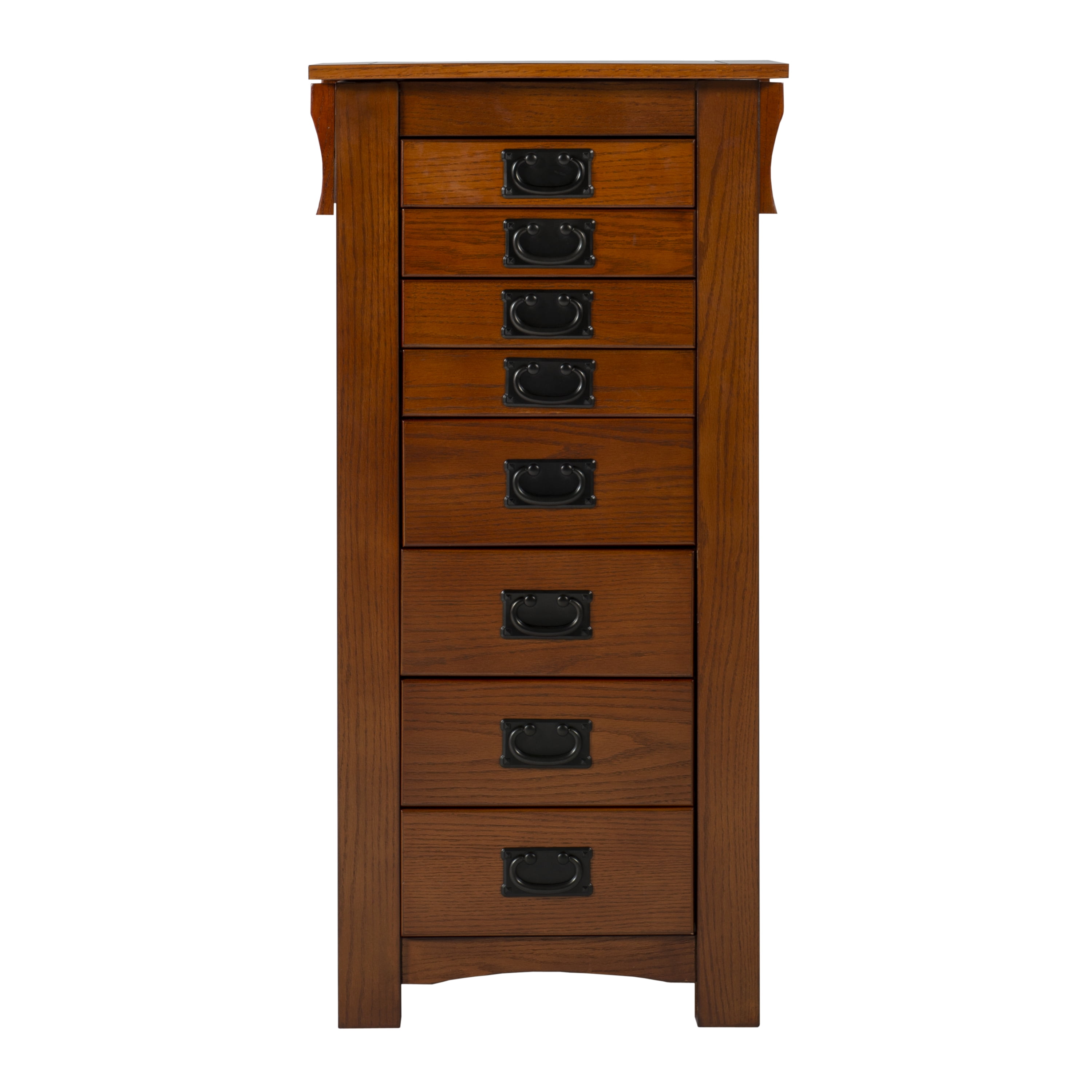 Powell Anna Lee Jewelry Armoire, Oak