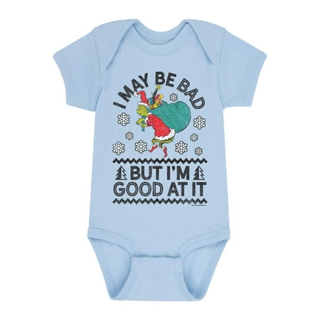 

Dr. Seuss - Santa Grinch - Infant Baby One Piece