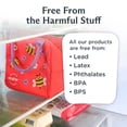 thumbnail image 6 of Stasher 3-Pack Kids Reusable Sandwich Bag, Snack Bag & Insulated Lunch Bag, Silicone Reusable Food Storage Bags, Microwave & Dishwasher Safe, BPA-Free, Bee Print, 6 of 9