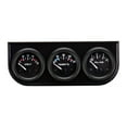 thumbnail image 2 of Oil Triple Gauge Kit 2-inch52mm 3-in-1 Volt Meter Water Temperature Meter Oil Pressure Meter Universal for 12V Cars, 2 of 6