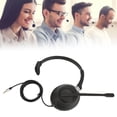 thumbnail image 1 of Auriculares Para Centro De Llamadas, Auriculares Para Teléfono Celular De Un Solo Oído ABS Plug And Play Reducción De Ruido Flexible Uso Cómodo Para Telemercadeo En El Hogar, 1 of 7