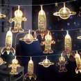 thumbnail image 1 of Cadena de luces LED AceList 20 Astronaut Spaceship Rocket, 1 of 8