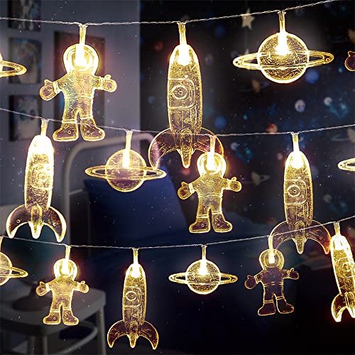 Cadena de luces LED AceList 20 Astronaut Spaceship Rocket