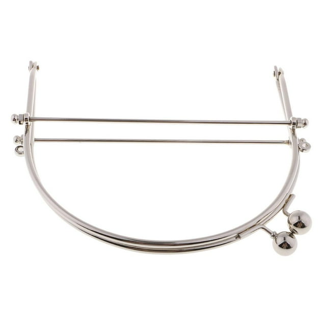 Cierre de Boquilla Marco de Metal Manija para Bolsos / Monederos Bricolaje 15cm Plata Zulema Marco de metal para monedero