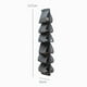 thumbnail image 4 of Estante colgante para zapatos perfecl organizador de zapatos de puerta gris 6 bolsillos, 4 of 8