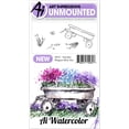 thumbnail image 2 of Art Impressions Watercolor Cling Rubber Stamp Mini Garden Wagon, 2 of 2