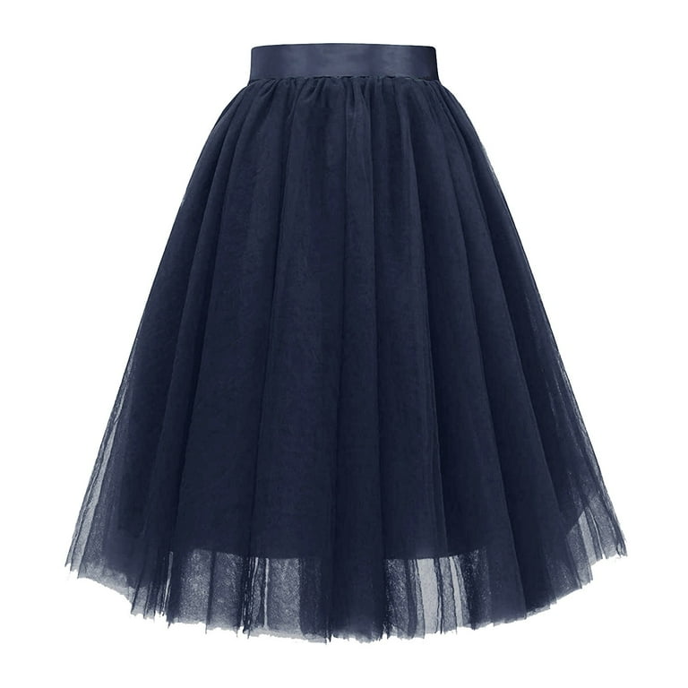 Plus size tutu skirts navy cheap