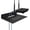 Black, variant on Steel Floating Shelves for Wall,Small Wall Shelf，Suitable for Bedroom, Living Room, Bathroom, Kitchen, Office .Different specifications and colors to choose from