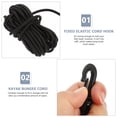 thumbnail image 3 of COMPUKAS Boat Rope Elastic Rope Hook Black Securing Items 1 Set, 3 of 6