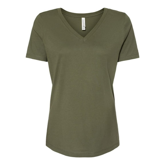 BELLA   CANVAS Women’s Relaxed Jersey V-Neck Tee