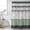 Green, variant on Green Stripes Abstract Shower Curtain, Waterproof Shower Curtains for Bathroom, Geometric Spring Flowers Rustic Washable Fabric Bathtub Curtain Set Bath Decor with 12 Hooks Stall 36"x72"