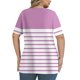 thumbnail image 4 of mfyjkho Tops Para Salir, Blusas De Verano Con Cuello En V Y Manga Corta Para Mujer, Tallas Grandes, Estampadas Tops Para Salir Xl, 4 of 6