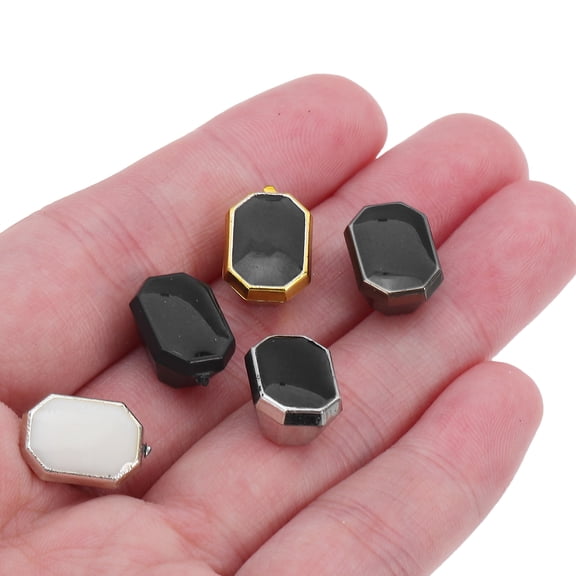 TABLZONE 5-Pack Assorted Color Umbrella Button Caps, Replacement Accessories for Outdoor Umbrellas and Rain Gear
