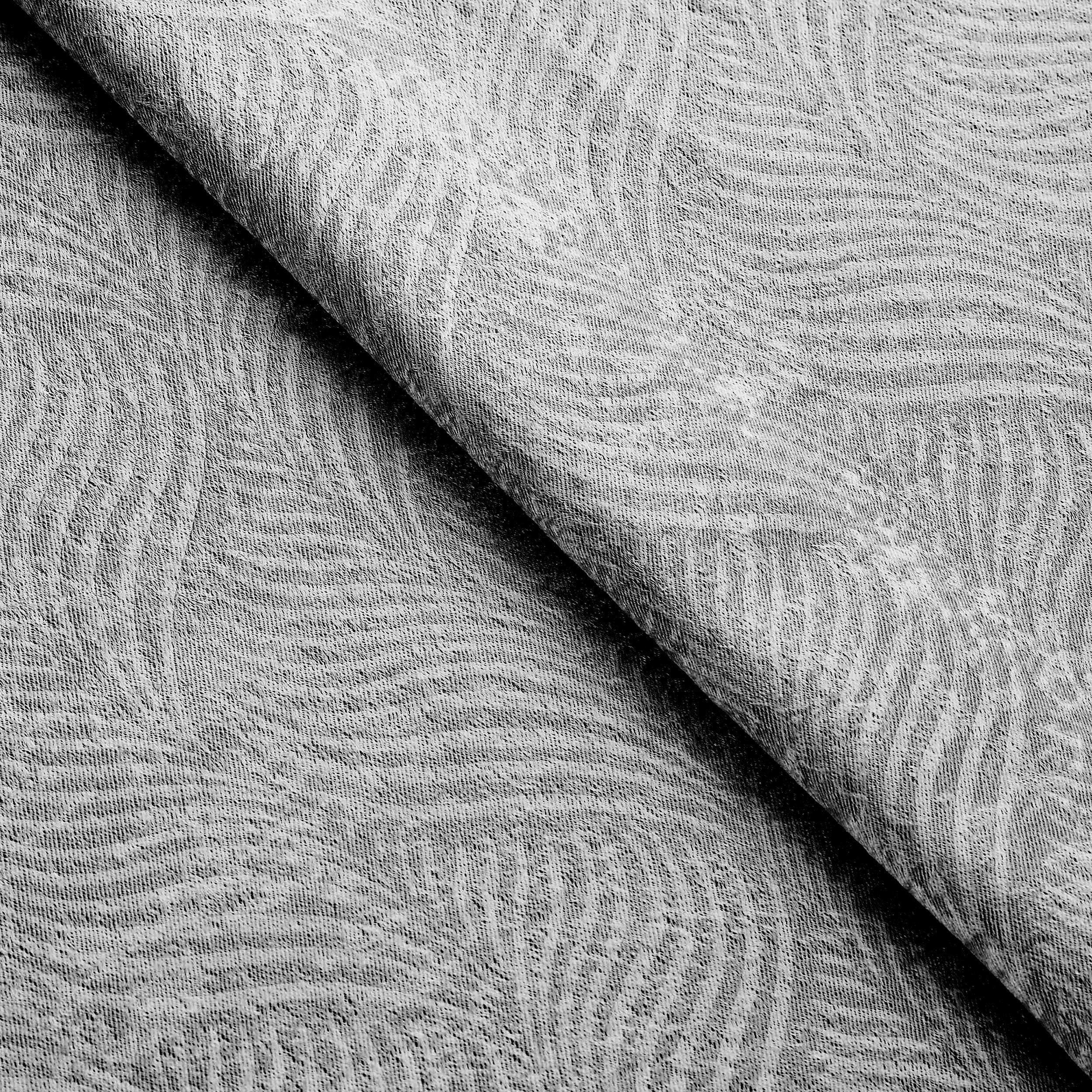 Superior Wave Blackout Rod Pocket Curtains Panel Set, Chrome, 26" x 63"