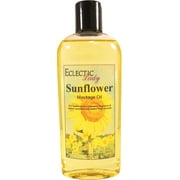 Sunflower Scented Massage Oil by Eclectic Lady, 8 oz, Sweet Almond Oil and Jojoba Oil