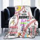 thumbnail image 2 of LHSHID Softball Blanket Softball Blankets Softball Gifts for Men Women Plush Softball Blanket for Couch Bed Sofa Home Decor es 50x60in, 2 of 6