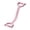 Pink, variant on Resistance Bands With Soft Foam Handles & Fitness Exercise Bands Shoulder Arm Leg Workout Strap Lightweight & Portable For Full Training (Yoga,Pilates,Gym)
