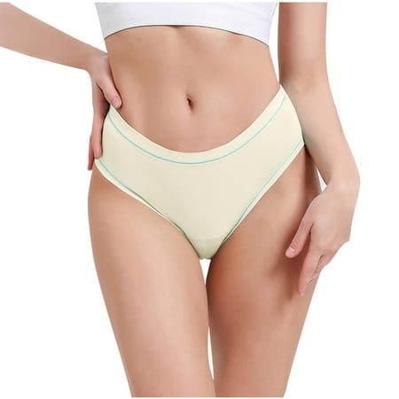 Women Underpants Boxer Style Cotton High Waisted Soft Womens Underwear High Waisted No Show Panties Underpants Shorts Cotton High Waisted Briefs Base Low Rise Thong with Lace Panty Soft Undies