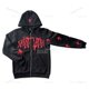 thumbnail image 4 of Sudadera con capucha gótica con estampado de letras cruzadas de gran tamaño Y2k para mujer, sudadera con cremallera grunge de hadas, sudadera informal para hombre y mujer, 4 of 4