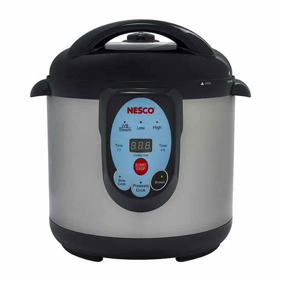 Nesco 9 Quart Smart Canner & Pressure Cooker Steamer Slow Cooker, Stainless