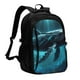thumbnail image 1 of Balery Vintage Blue Pattern Whale Mochila con carga USB para hombre y mujer - Mochila impermeable y antirrobo para laptop con puerto USB para viajes, trabajo, 1 of 7