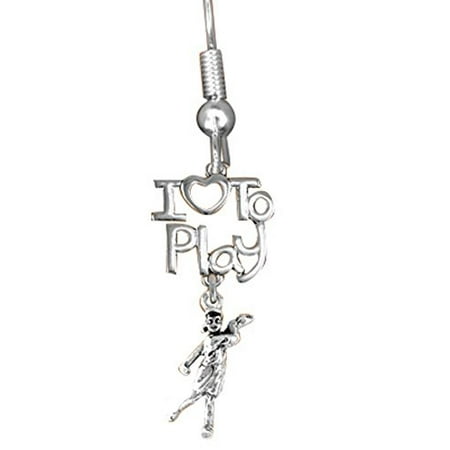 Cardinali Jewelry I Love To Play Golf Hypoallergenic I Love To Play Golf Hypoallergenic Earring Safe Nickel Free
