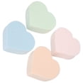 thumbnail image 4 of 4 Uds esponja de maquillaje suave forma de corazón uso seco húmedo polvo rubor base licuadora esponja, 4 of 12